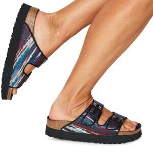 Papillio by Birkenstock Platform Arizona Textile Sandals 39